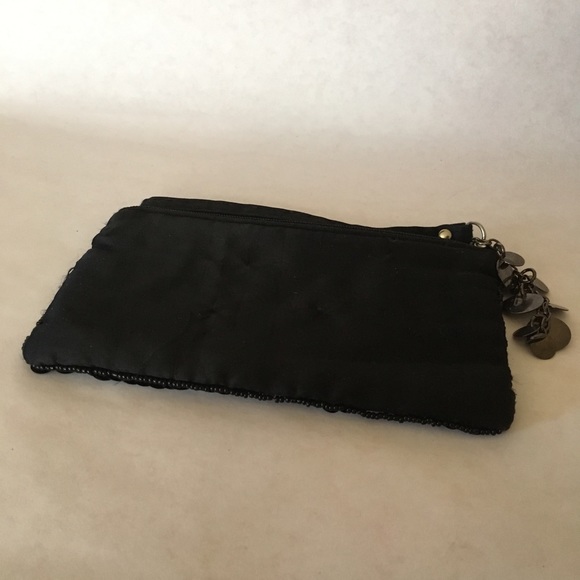 Black Sequin Wristlet - Picture 3 of 6